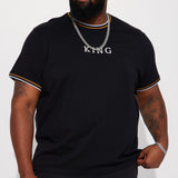 Camisa De Manga Corta Bling King - Negro