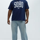 Camisa De Manga Corta SOHO NY - Azul Marino