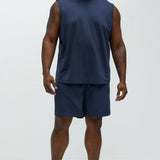 Camiseta Vital Active Cut Off - Azul Marino
