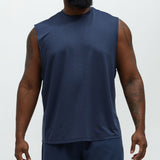 Camiseta Vital Active Cut Off - Azul Marino