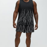 Camiseta De Tirantes Fuel The Fire Active - Negro