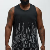 Camiseta De Tirantes Fuel The Fire Active - Negro