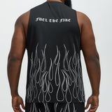 Camiseta De Tirantes Fuel The Fire Active - Negro