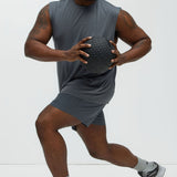 Camiseta Vital Active Cut Off - Carbón