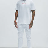 Camisa De Manga Corta Love Is The Way - Blanco