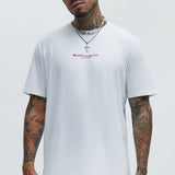 Camisa De Manga Corta Love Is The Way - Blanco