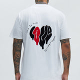 Camisa De Manga Corta Love Is The Way - Blanco