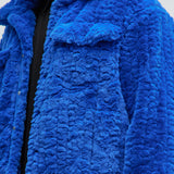 Abrigo de piel de Francis - Azul