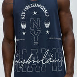 Camiseta De Tirantes NY Champ Active - Azul Marino