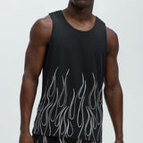 Camiseta De Tirantes Fuel The Fire Active - Negro