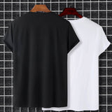 Manfinity Homme Camiseta basica solida de hombres 2s piezas