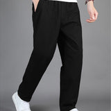 Manfinity Basics Hombres Pantalones unicolor con bolsillo oblicuo