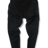 Manfinity Homme Hombres Pantalones deportivos con bolsillo lateral con solapa de cintura con cordon