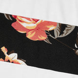 Manfinity RSRT Hombres Camiseta algodon de color combinado con estampado floral & Shorts de cintura con cordon