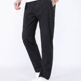 Manfinity Hombres Pantalones con bolsillo oblicuo de cintura con cordon