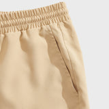 Manfinity Hypemode Hombres con estampado de rayas y letra Camiseta & de cintura con cordon Shorts