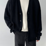 DAZY Hombres Cardigan de hombros caidos