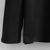 Manfinity Hypemode Camisetas de manga larga con cuello en V para hombre con hombros caidos y estilo casual y de moda coreana para la primavera