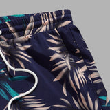 Manfinity RSRT Hombres Camiseta con estampado tropical & Shorts de cintura con cordon