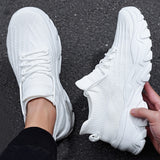 Zapatos Para Correr Blancos Ligeros De Moda Al Aire Libre Para Hombres Zapatos Deportivos Casuales