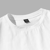 Manfinity Hypemode Camiseta Con Letras Graficas Para Hombres Y Pantalones Cortos Con Cintura De Cordon