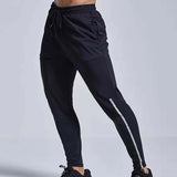 Manfinity Fitness Hombres Pantalones deportivos con cinta en contraste de cintura con cordon & bucle de toalla