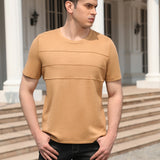 RELISH NOLESS Hombres Camiseta unicolor de cuello redondo