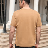 RELISH NOLESS Hombres Camiseta unicolor de cuello redondo