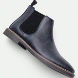 Hombres Botas de moda minimalista chelsea artificial