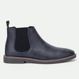 Hombres Botas de moda minimalista chelsea artificial