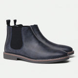 Hombres Botas de moda minimalista chelsea artificial