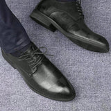 Nuevos Zapatos Para Hombres Estilo De Negocios Formal/casual Primavera Y Otono Transpirables Estilo Britanico Version Coreana Zapatos De Boda Puntiagudos