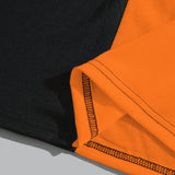 ROMWE Prep Camiseta De Dos Tonos Con Graficos Y Pantalones Cortos Con Cordon Para Cintura Para Hombres