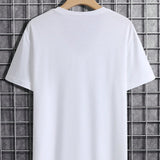 Manfinity Homme Hombres Camiseta unicolor de cuello V