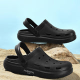 de hombres con abertura Zapatillas para verano playa anti deslizante de moda fondo suave de punta abierta Sandalias