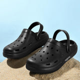 de hombres con abertura Zapatillas para verano playa anti deslizante de moda fondo suave de punta abierta Sandalias