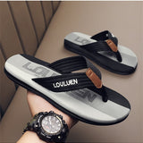 de hombres Sandalias verano , de punta abierta exterior playa Zapatos , casual Zapatillas , antideslizante suela blanda Clip dedo de pie Chanclas masculino