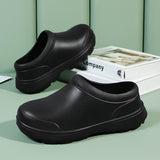 1 par nuevo de pareja Zapatillas de agua antideslizante jardin Zapatos para , enfermeras , impermeable Zapatos para lluvia & agua actividades