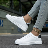 Zapatos deportivos nueva llegada de hombres casual blanco, comodo con versatil