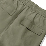 Manfinity EMRG Hombres Pantalones cargo con bolsillo lateral con solapa