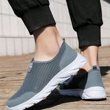 deportivo Zapatillas deportivas para hombres , con estampado de letra Zapatos para correr slip on