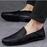 Zapatos De Hombre Mocasines Simples Y Comodos, Zapatos Casuales Para Conducir, Zapatos De Barco Antideslizantes