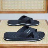 Zapatos de hombres verano Zapatillas anti deslizante interior exterior plano , suave comodo playa