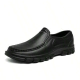 Zapatos De Cocinero Para Hombre, Antideslizantes, Impermeables, Con Suela Eva Suave De Moda, Zapatos De Interior/exterior, Color Negro