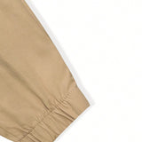 Manfinity Basics Hombres Pantalones de cintura con cordon con bolsillo oblicuo