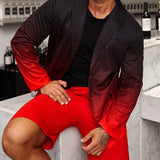 Manfinity Mode Hombres Blazer de ombre & Shorts