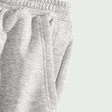 Manfinity Homme Hombres Pantalones deportivos con estampado de letra con bolsillo lateral con solapa de cintura con cordon