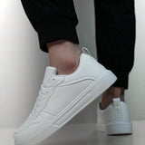 Zapatos Deportivos Casuales Blancos Para Hombres, Adecuados Para Todas Las Estaciones, Para Viajar Y Comprar