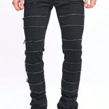 Manfinity EMRG Jeans Para Hombre Con Borde Deshilachado