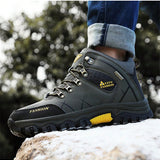 Botas De Invierno Para Hombre Botas De Nieve Zapatillas Deportivas Impermeables Zapatos Calidos Para Caminar Al Aire Libre Zapatos De Trabajo